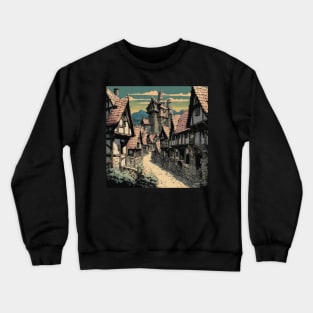 Medieval Village Crewneck Sweatshirt